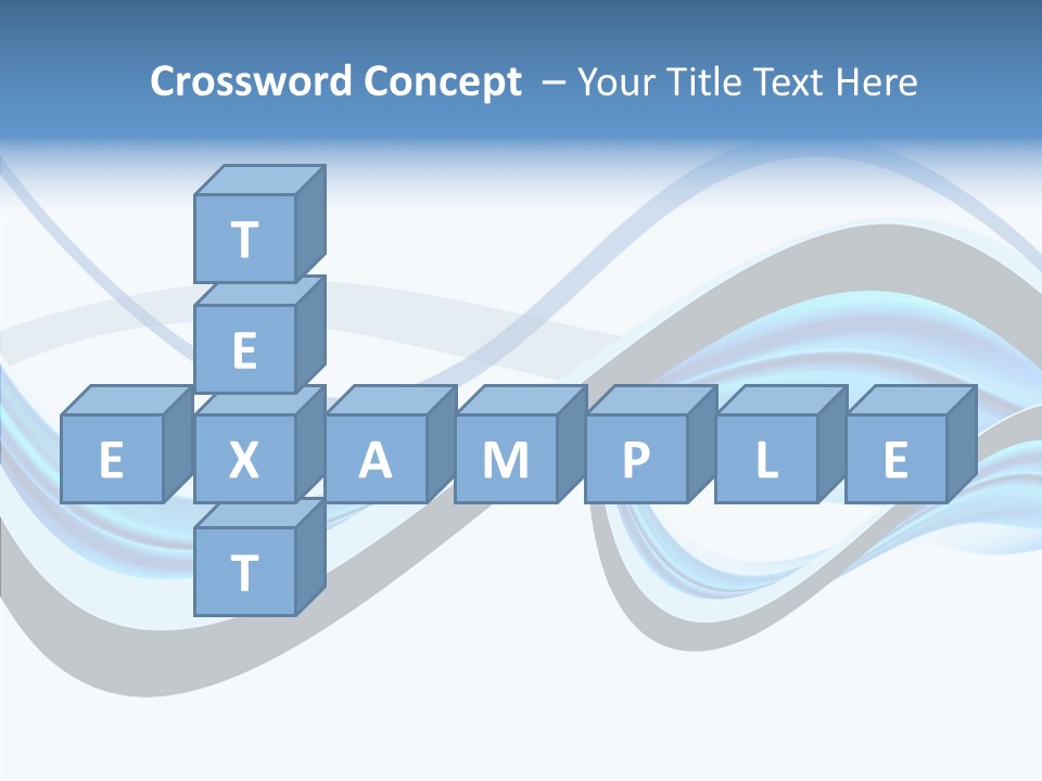 Computer Generated New Design Element PowerPoint Template