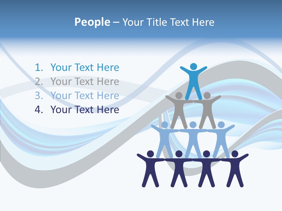 Computer Generated New Design Element PowerPoint Template