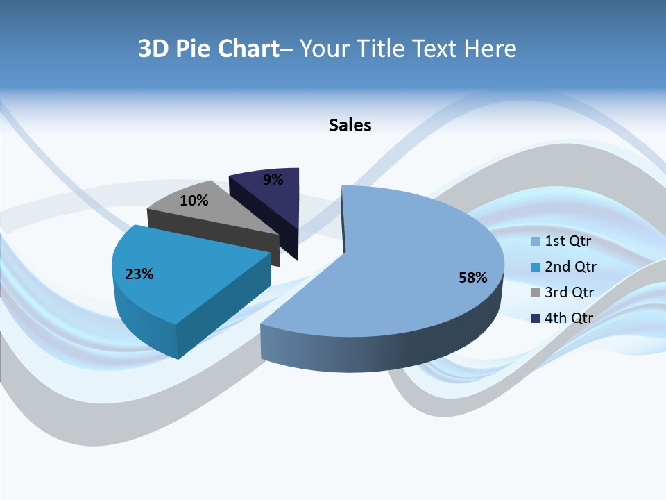 Computer Generated New Design Element PowerPoint Template