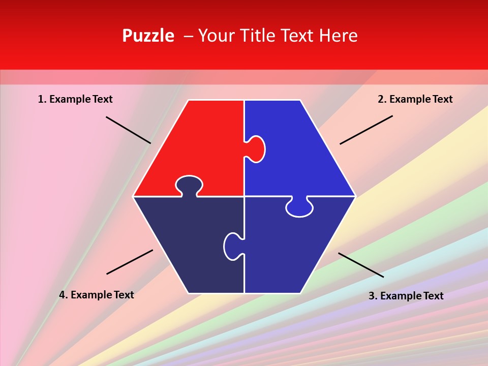 Red Reflection Infinity PowerPoint Template