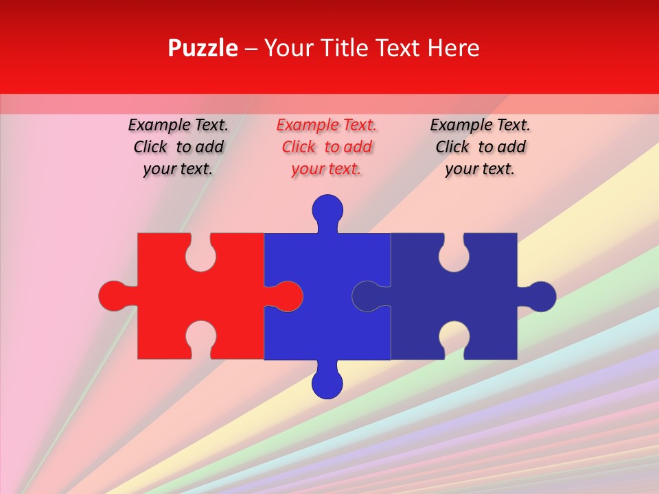 Red Reflection Infinity PowerPoint Template