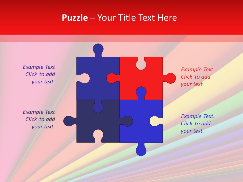 Red Reflection Infinity PowerPoint Template