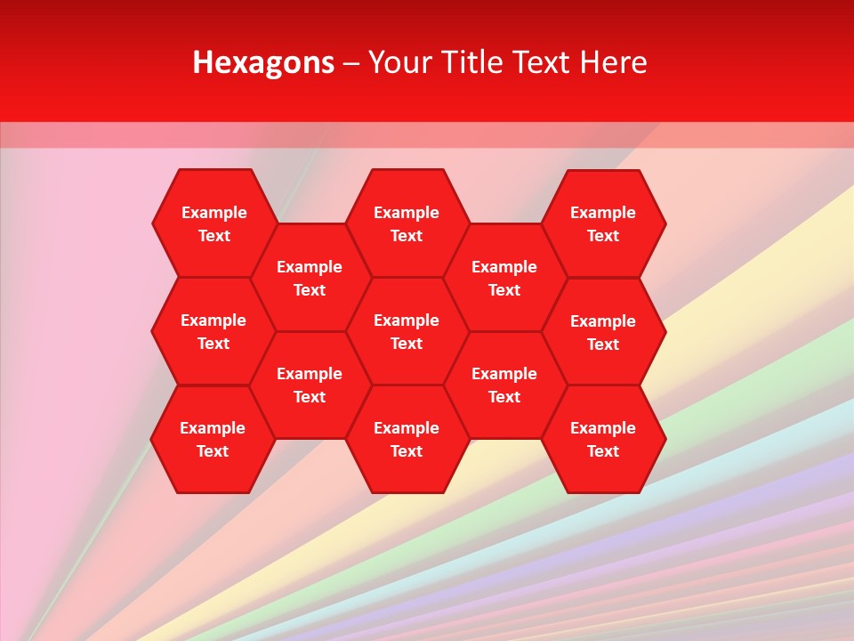 Red Reflection Infinity PowerPoint Template