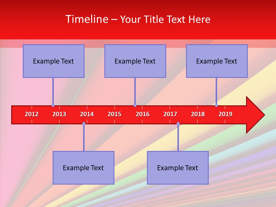 Red Reflection Infinity PowerPoint Template