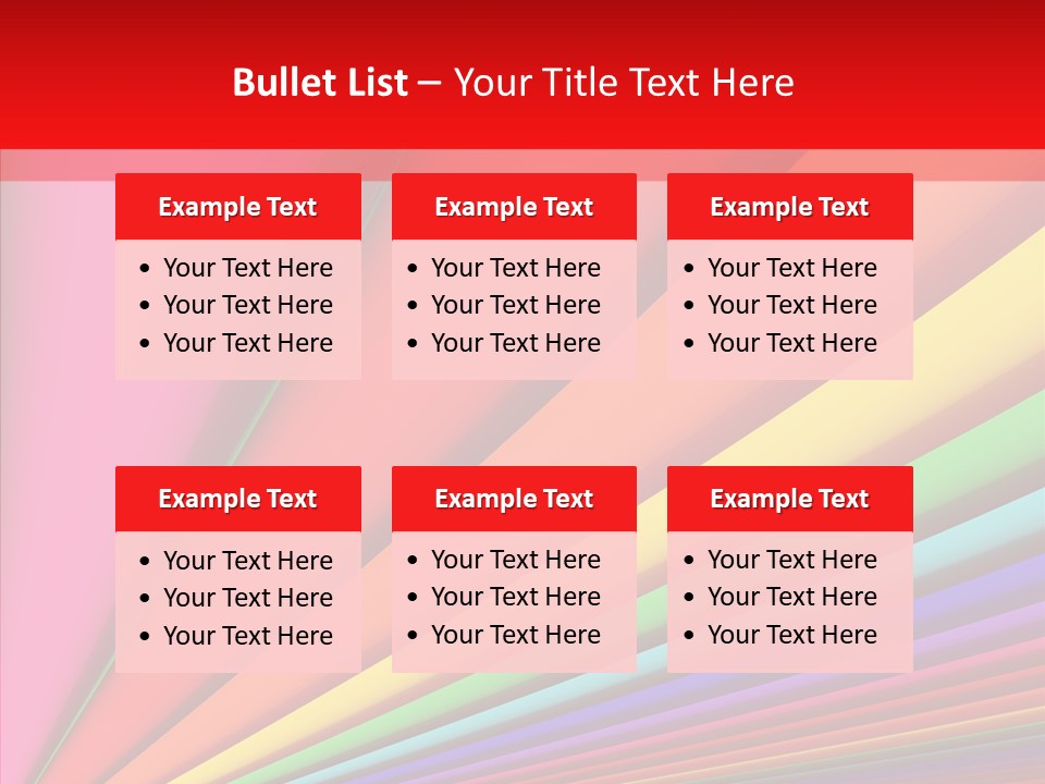 Red Reflection Infinity PowerPoint Template