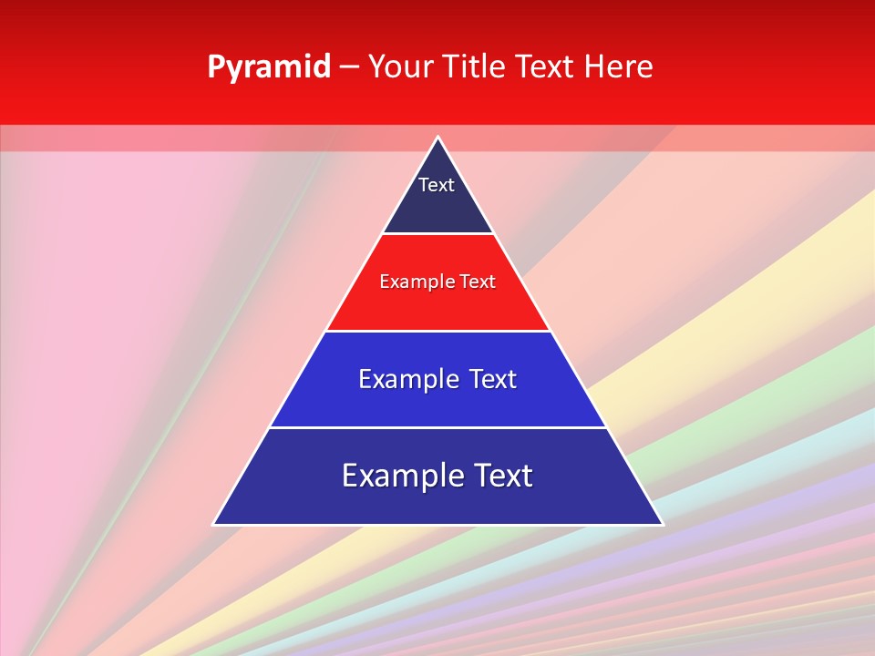 Red Reflection Infinity PowerPoint Template