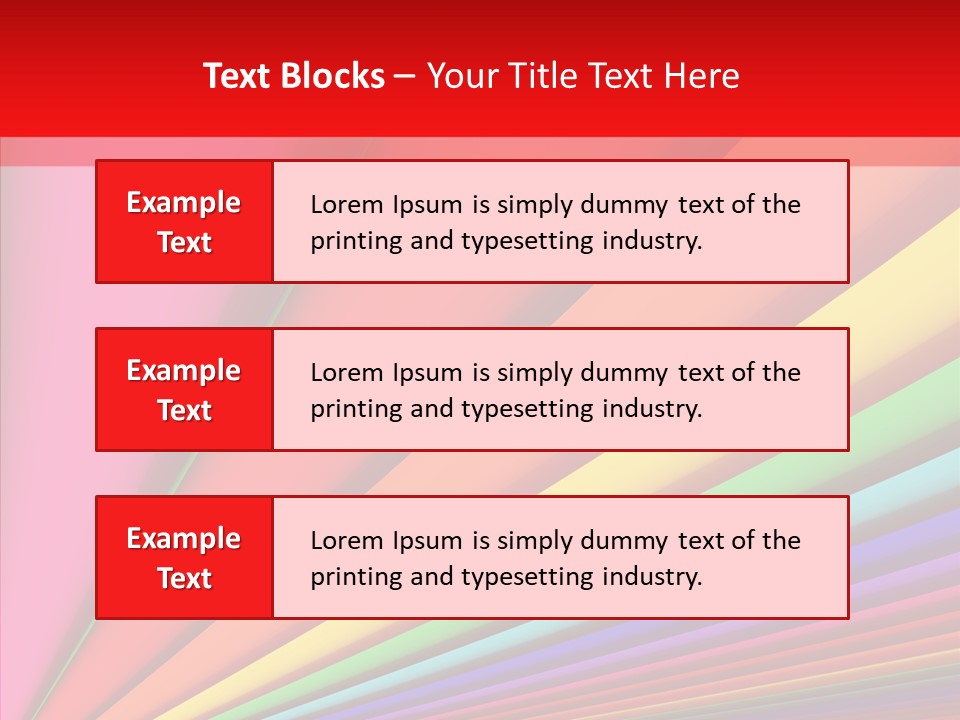 Red Reflection Infinity PowerPoint Template