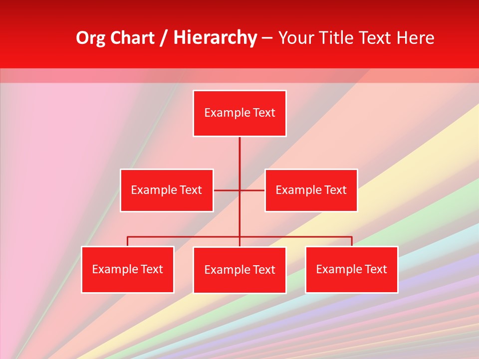Red Reflection Infinity PowerPoint Template