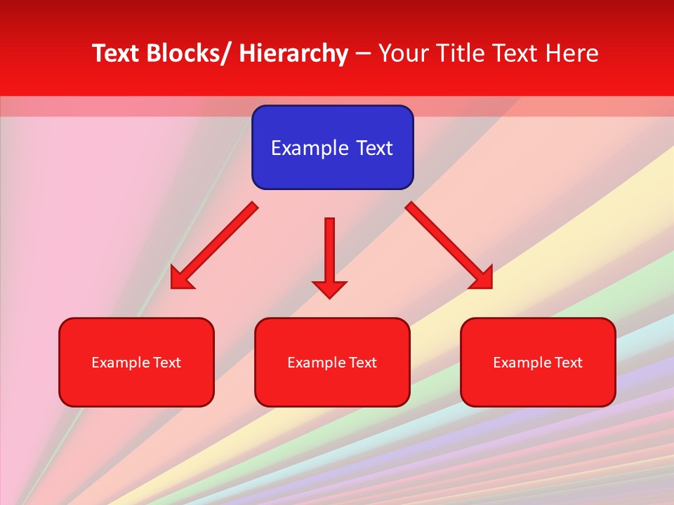 Red Reflection Infinity PowerPoint Template