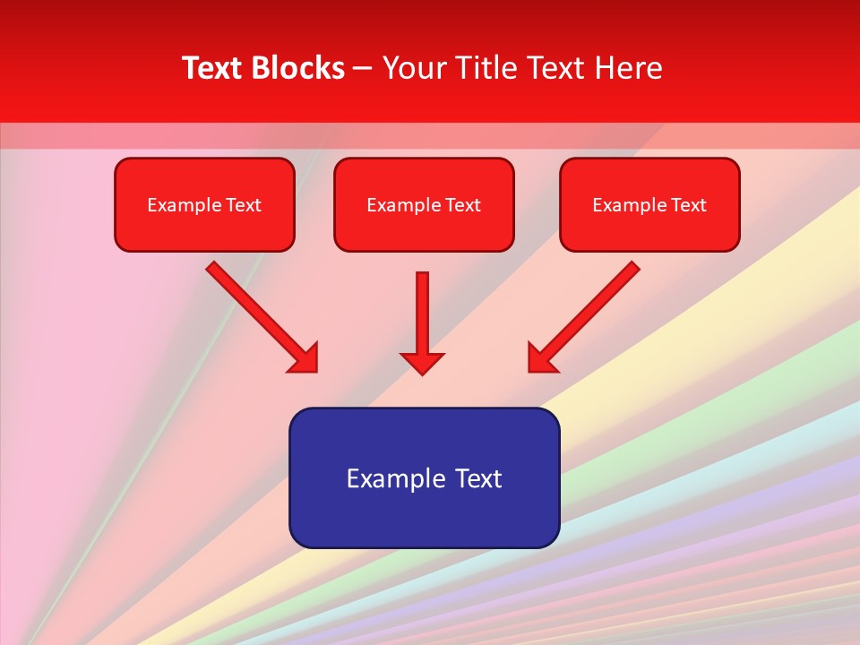 Red Reflection Infinity PowerPoint Template