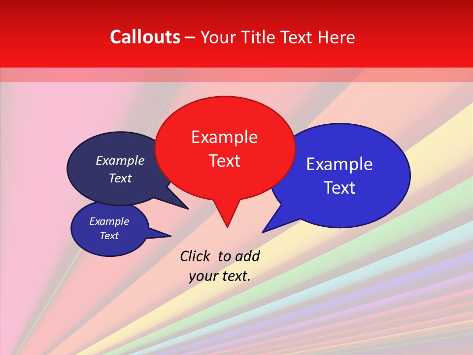 Red Reflection Infinity PowerPoint Template