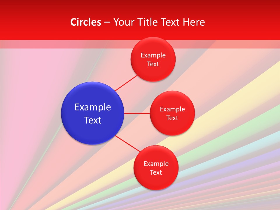 Red Reflection Infinity PowerPoint Template