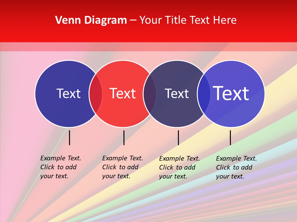 Red Reflection Infinity PowerPoint Template