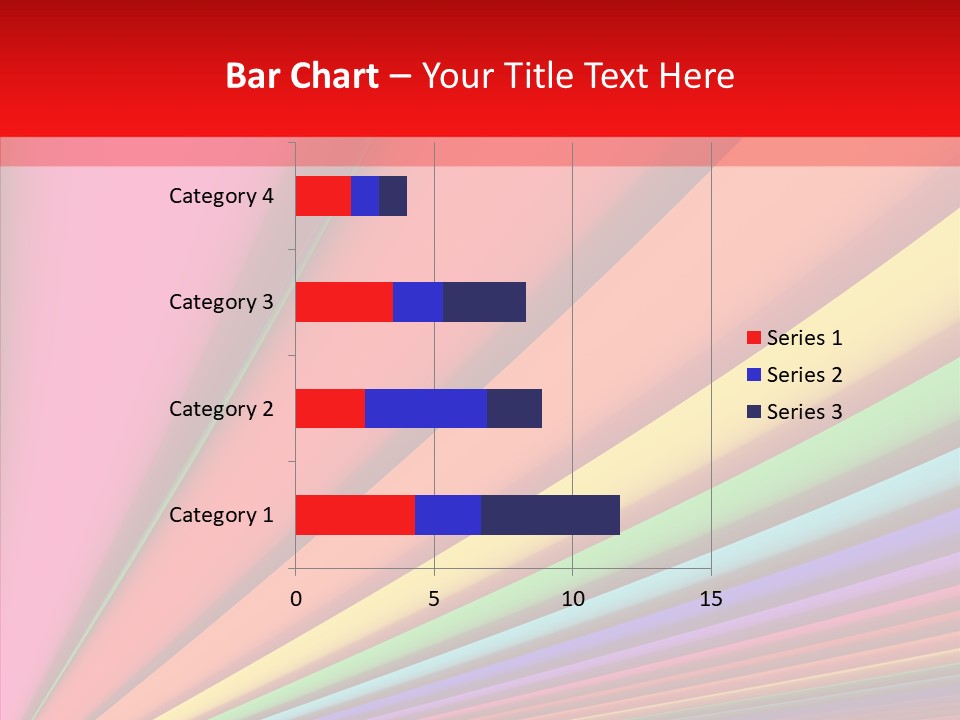 Red Reflection Infinity PowerPoint Template