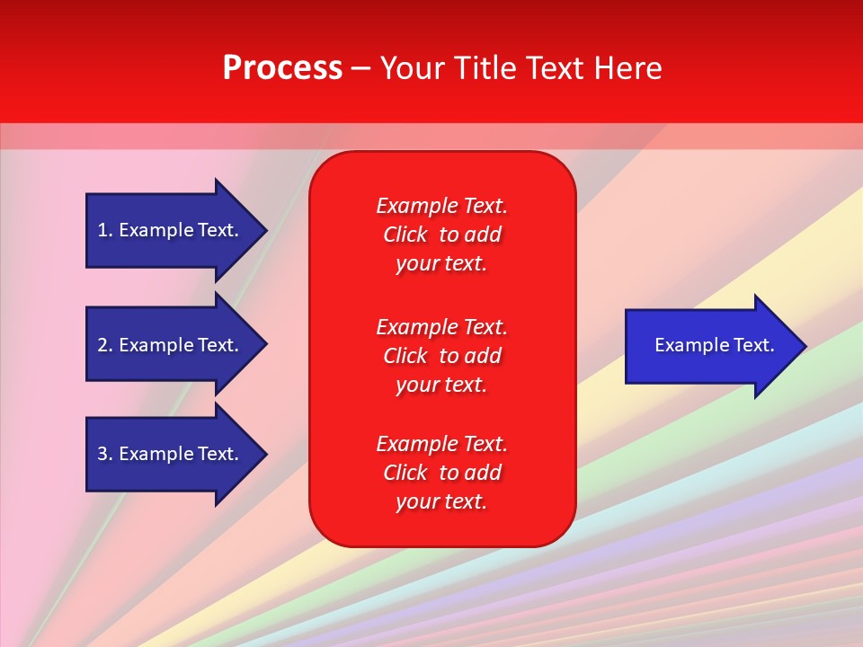 Red Reflection Infinity PowerPoint Template