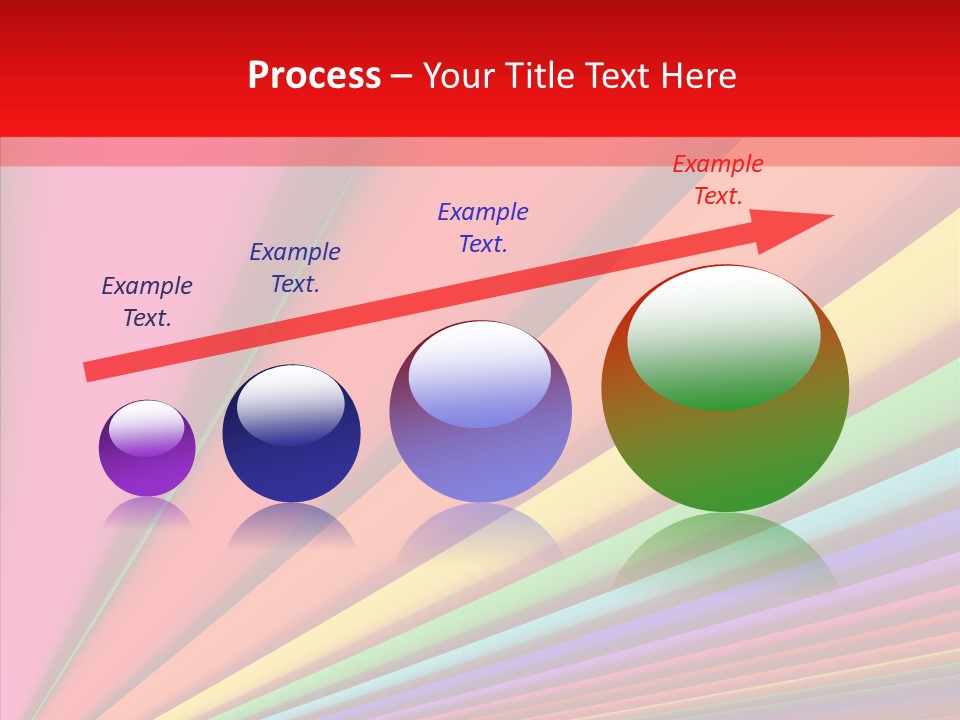 Red Reflection Infinity PowerPoint Template