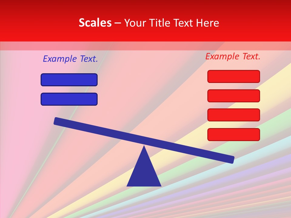 Red Reflection Infinity PowerPoint Template