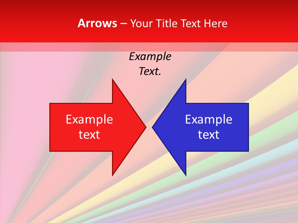 Red Reflection Infinity PowerPoint Template