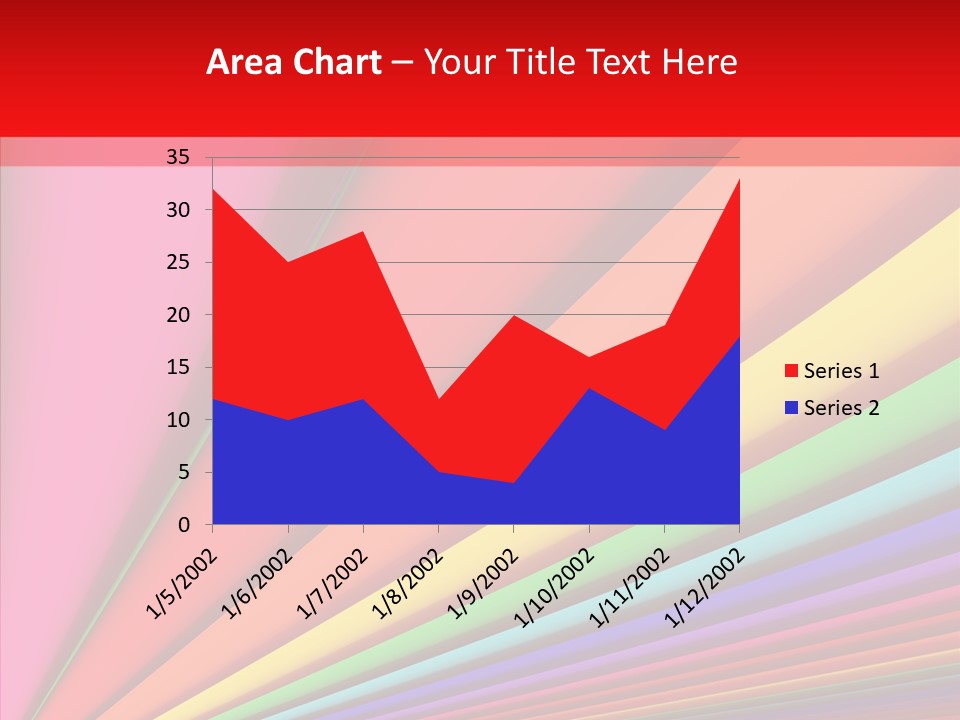 Red Reflection Infinity PowerPoint Template