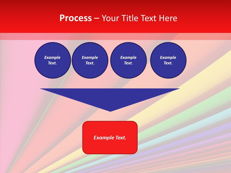 Red Reflection Infinity PowerPoint Template