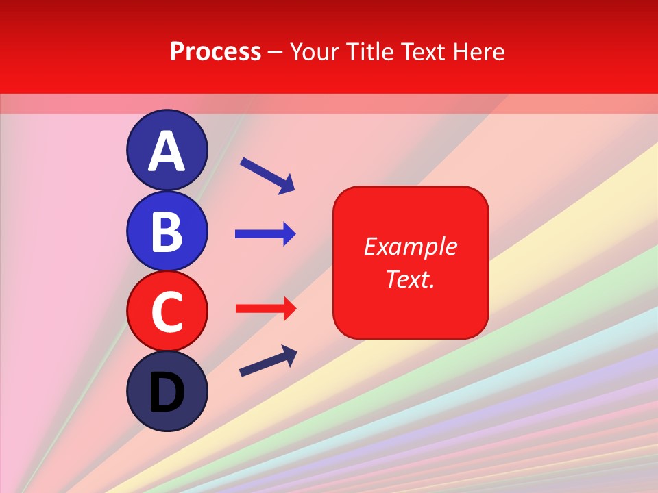 Red Reflection Infinity PowerPoint Template