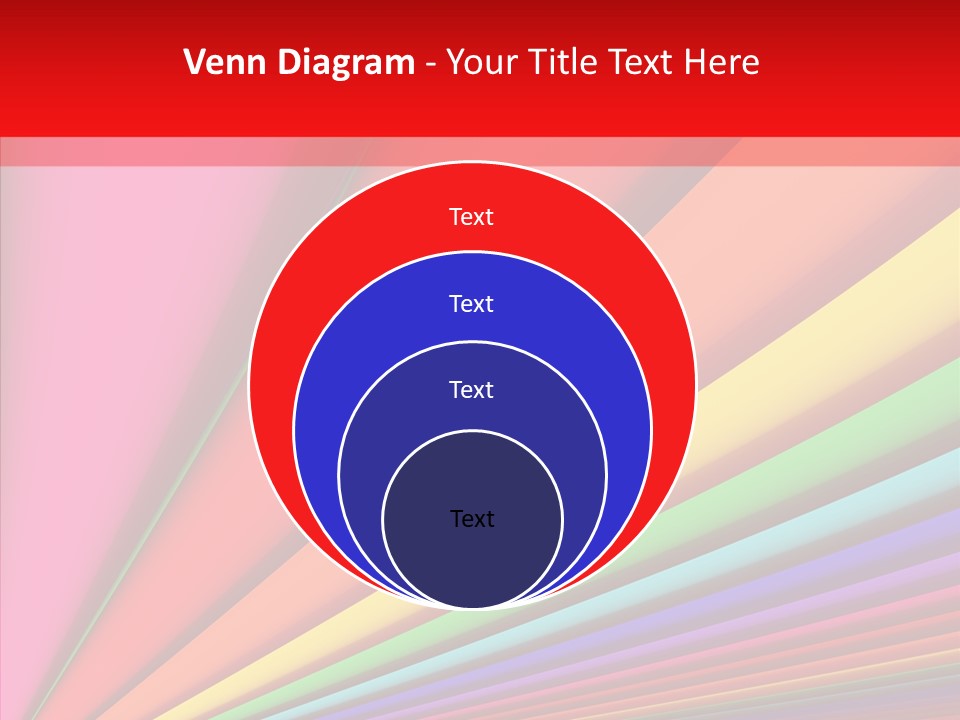 Red Reflection Infinity PowerPoint Template