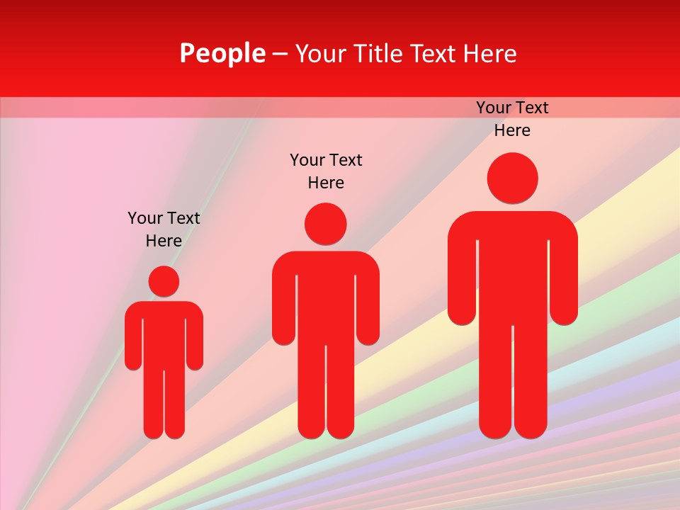 Red Reflection Infinity PowerPoint Template