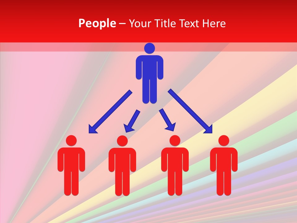 Red Reflection Infinity PowerPoint Template