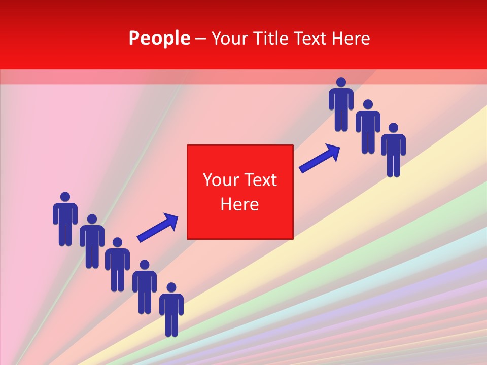 Red Reflection Infinity PowerPoint Template