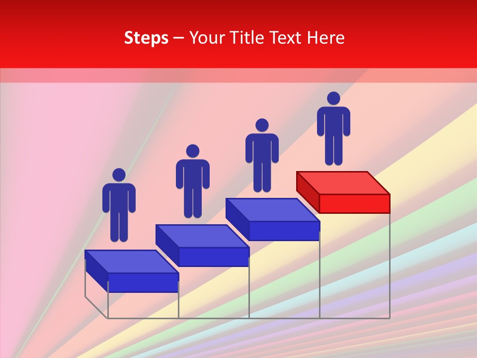 Red Reflection Infinity PowerPoint Template