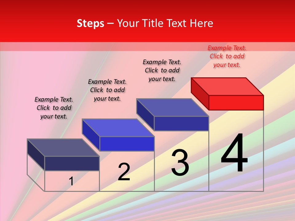 Red Reflection Infinity PowerPoint Template