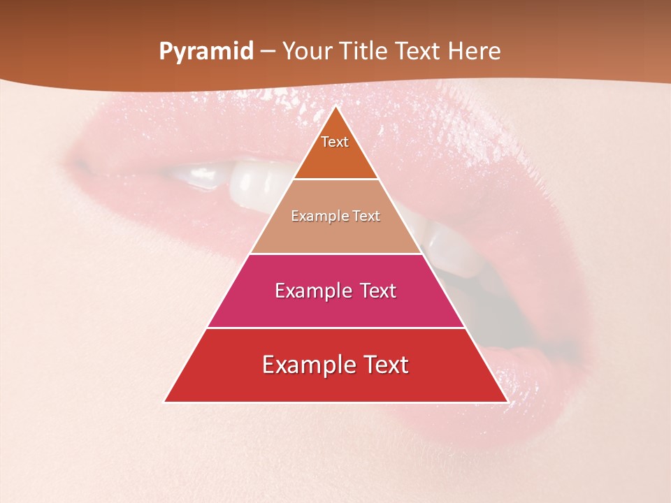 Girls Extreme Face PowerPoint Template