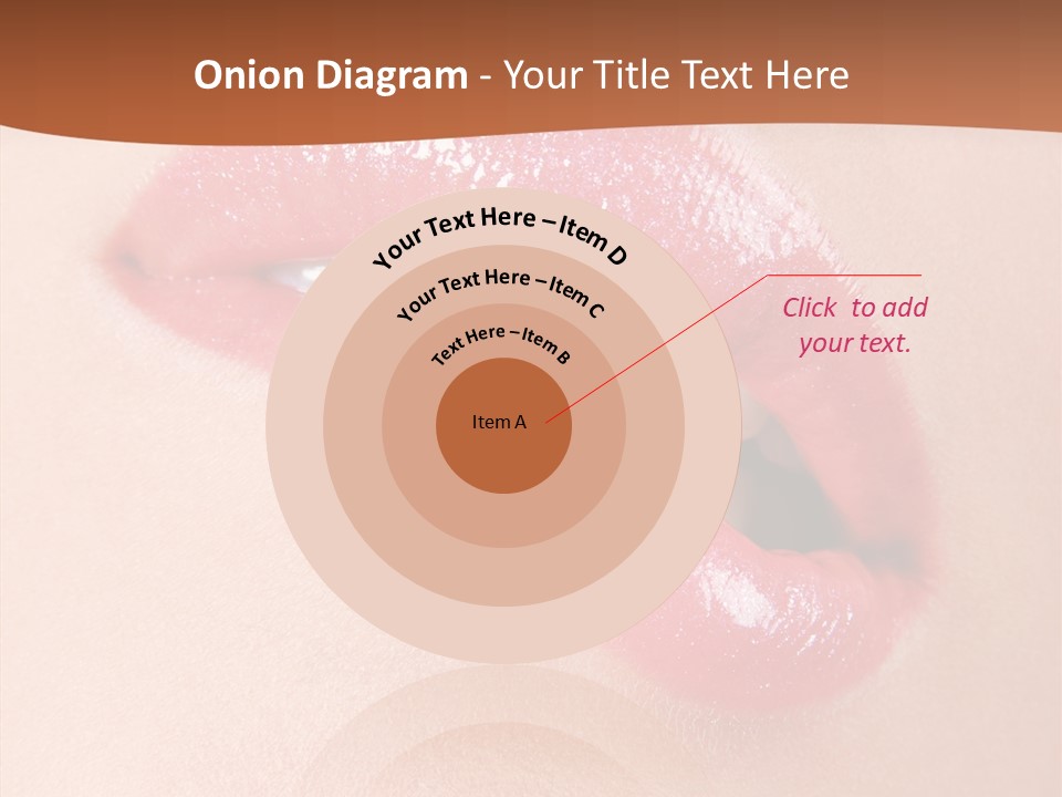 Girls Extreme Face PowerPoint Template