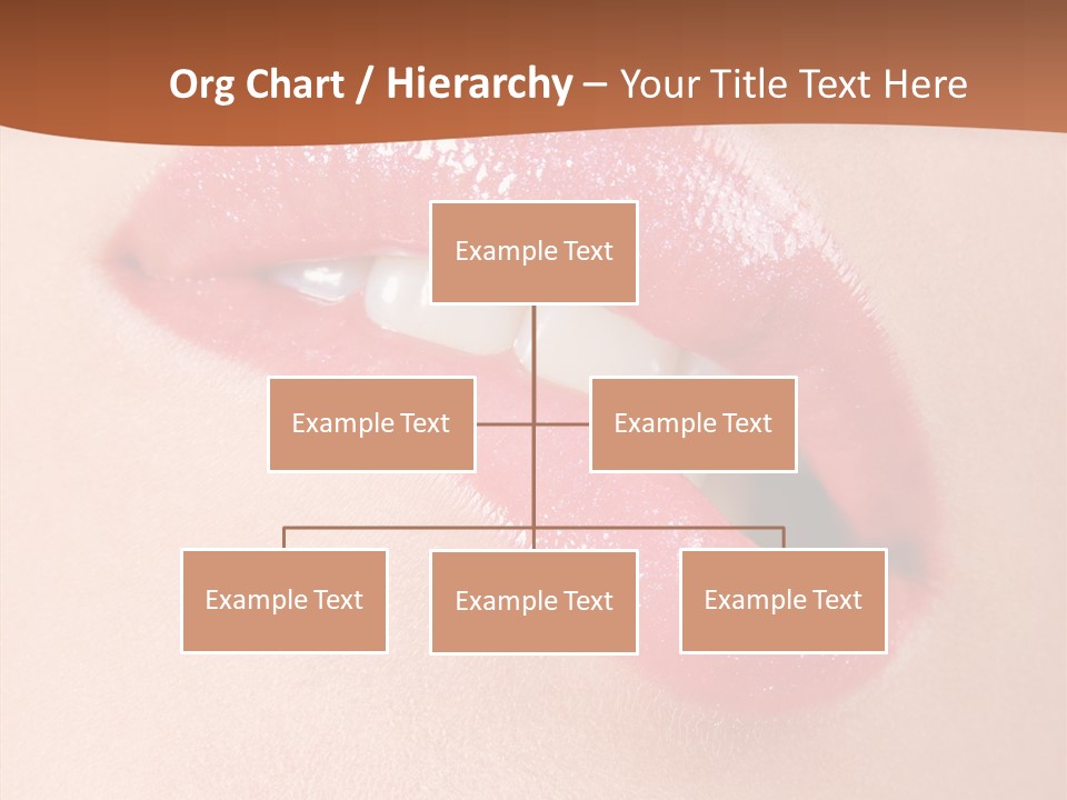 Girls Extreme Face PowerPoint Template