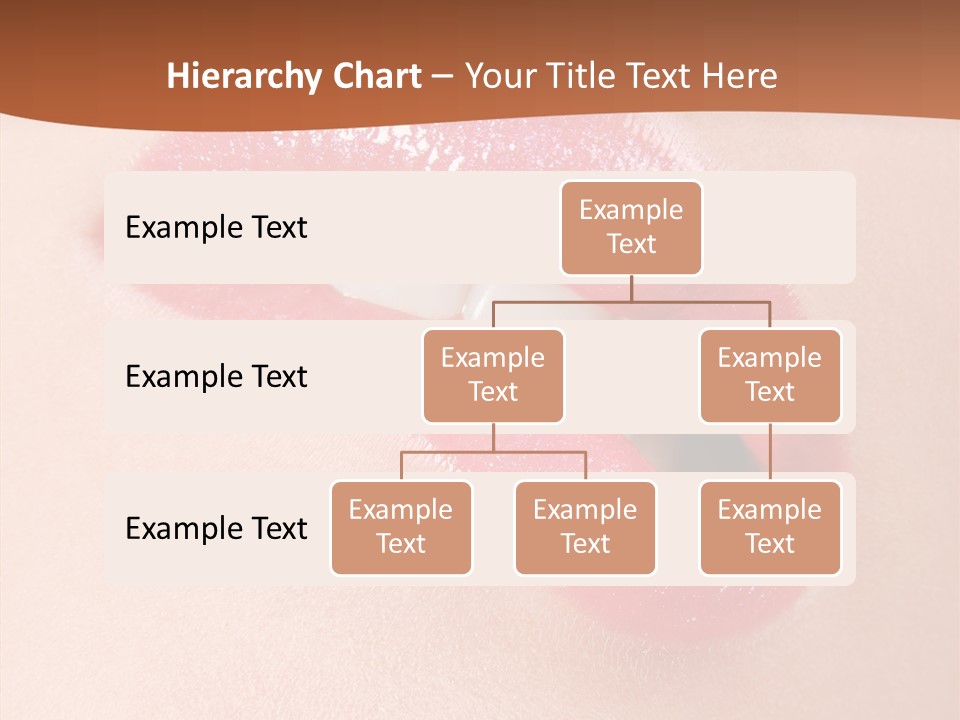 Girls Extreme Face PowerPoint Template