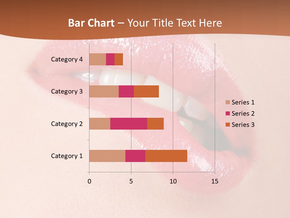 Girls Extreme Face PowerPoint Template