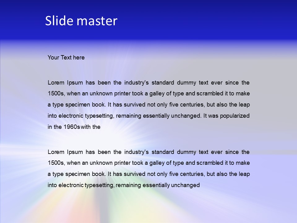 Abstract Color White PowerPoint Template