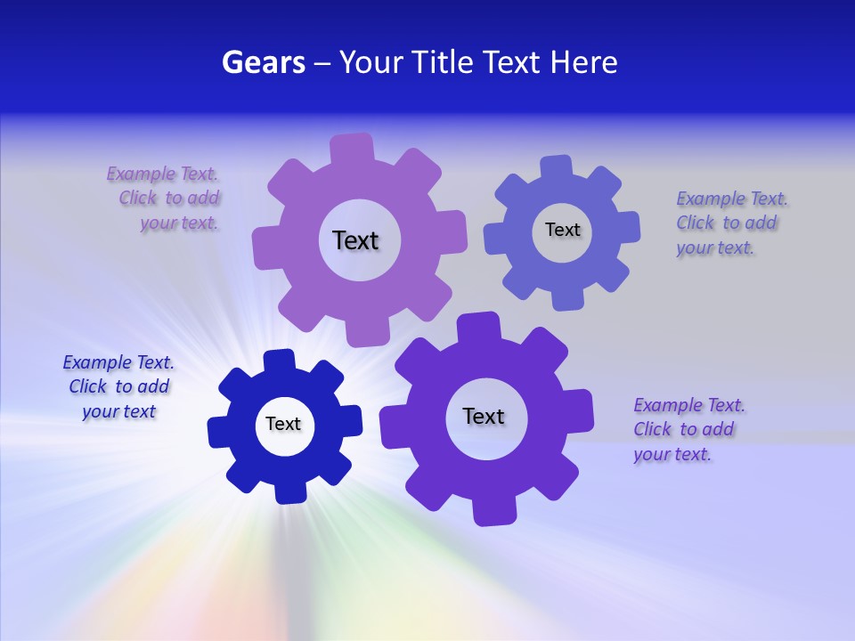 Abstract Color White PowerPoint Template