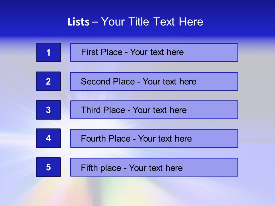 Abstract Color White PowerPoint Template