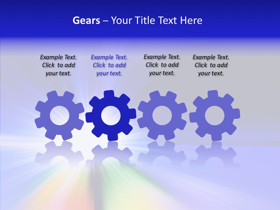 Abstract Color White PowerPoint Template