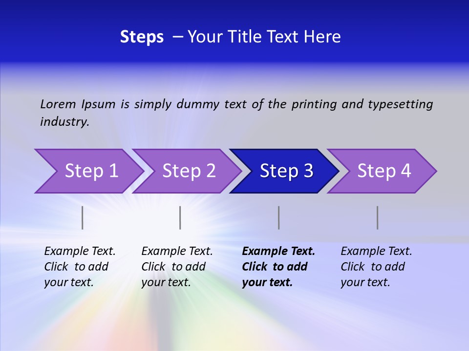Abstract Color White PowerPoint Template