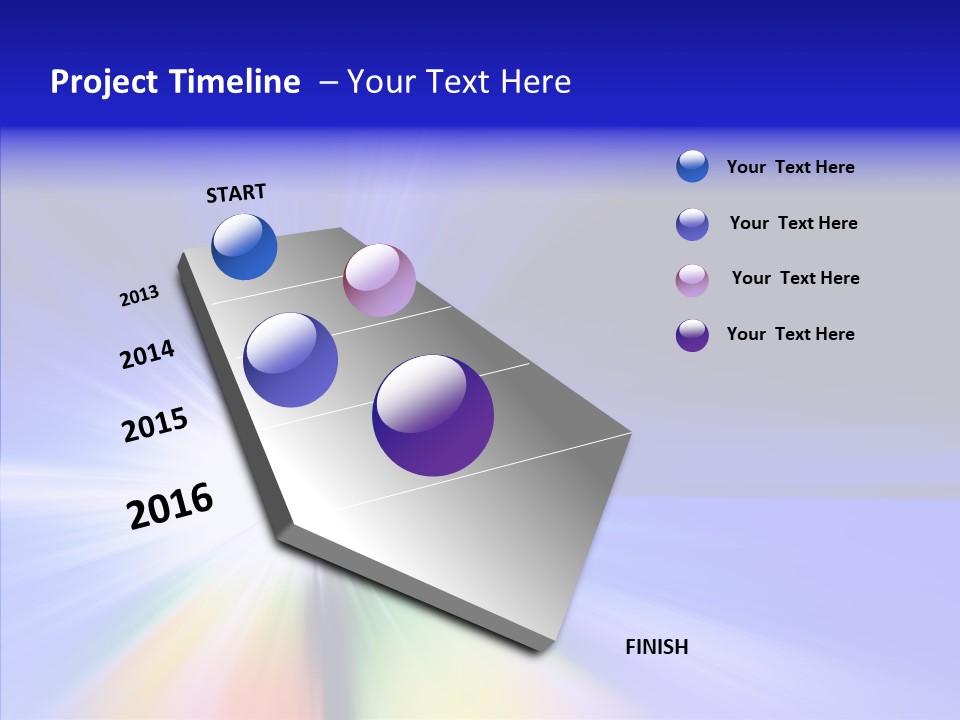 Abstract Color White PowerPoint Template