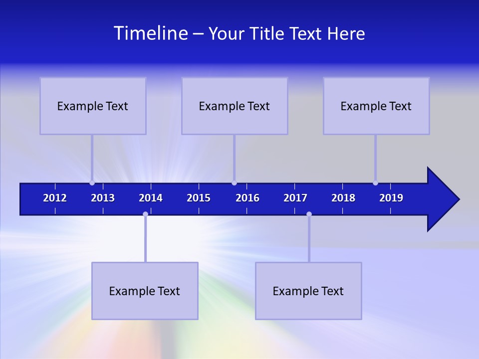 Abstract Color White PowerPoint Template
