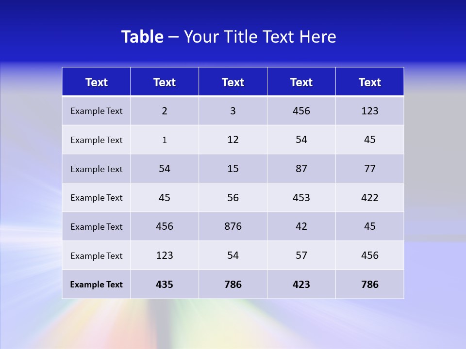 Abstract Color White PowerPoint Template