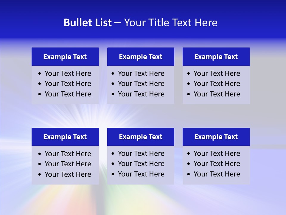 Abstract Color White PowerPoint Template