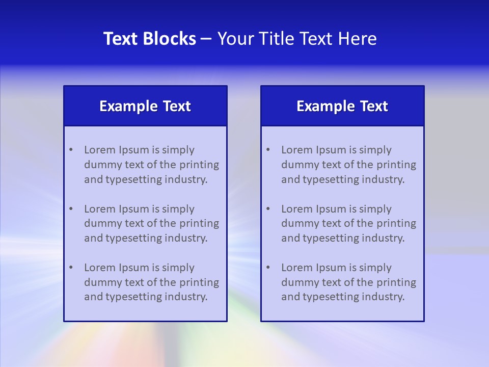 Abstract Color White PowerPoint Template