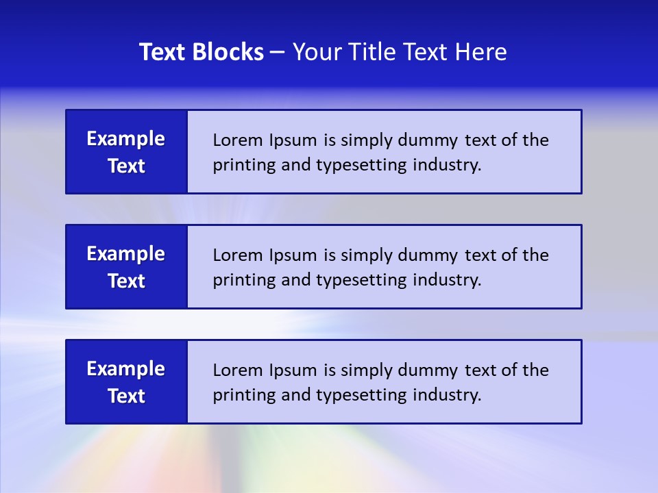 Abstract Color White PowerPoint Template