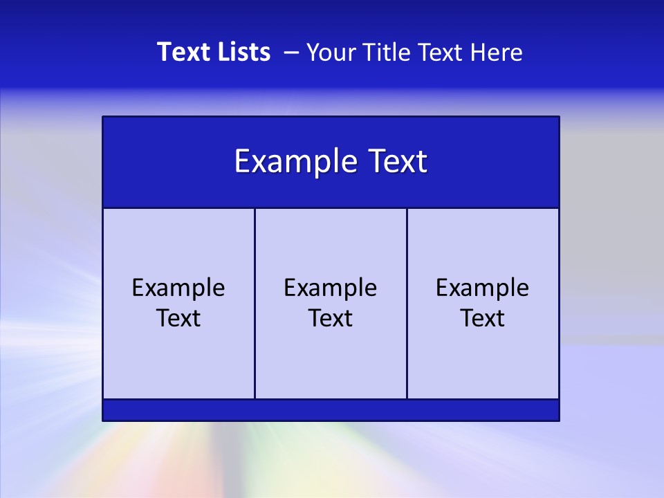 Abstract Color White PowerPoint Template