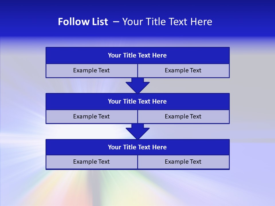 Abstract Color White PowerPoint Template