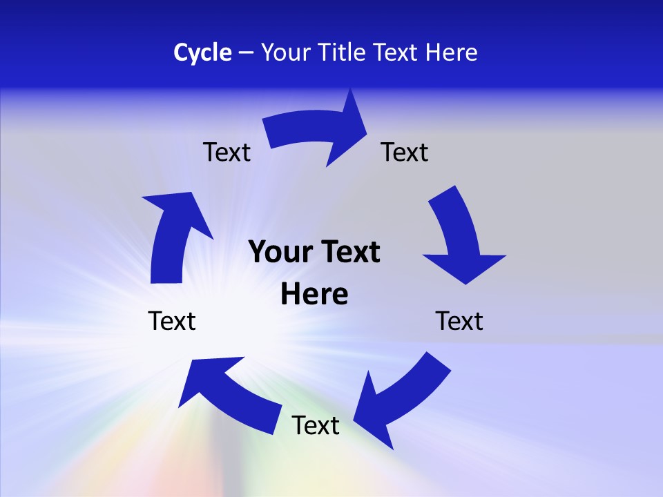 Abstract Color White PowerPoint Template